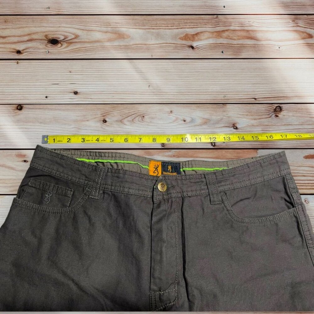 Browning Chino Shorts Gray Waist 36 - Picture 5 of 7
